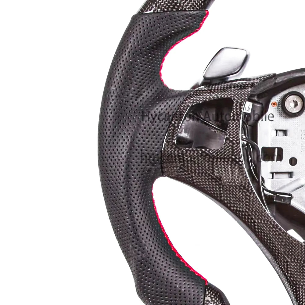 High Forging Carbon Fine Workmanship LED Alcantara Steering Wheel m Performance for BMW 3 Series E90 E92 Car Steering Wheel-3