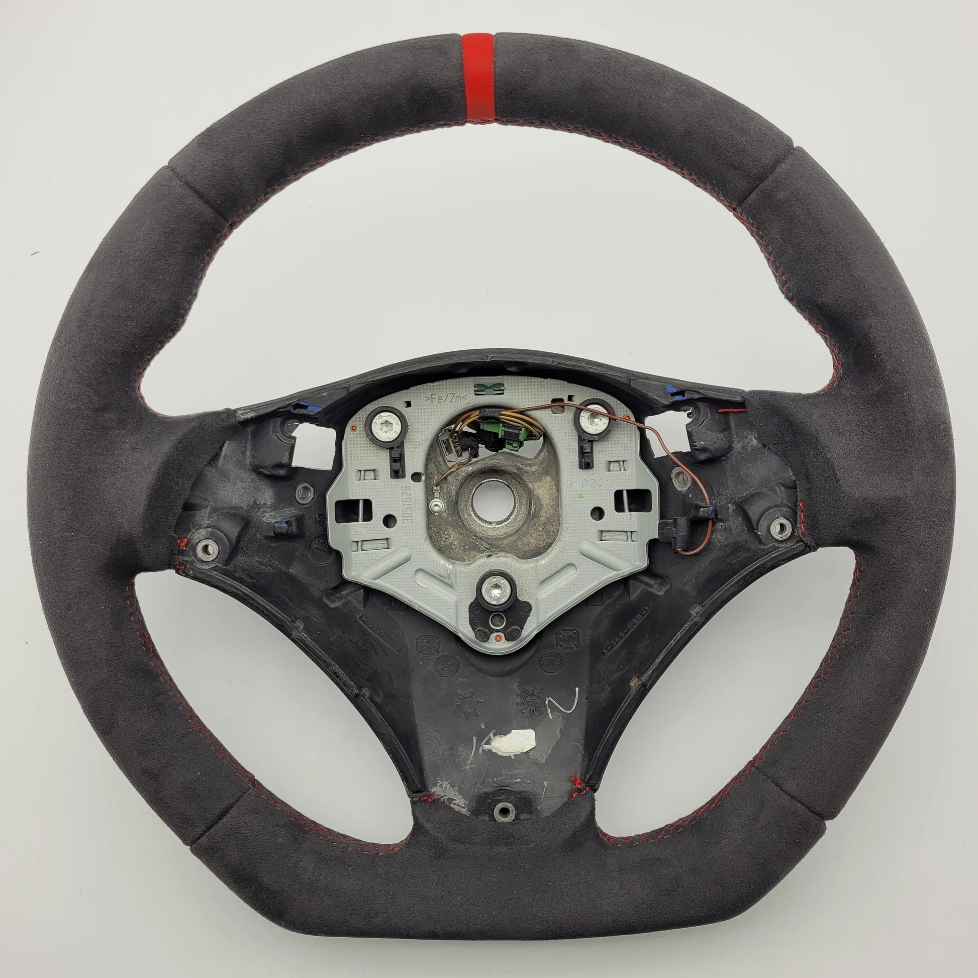 High Forging Carbon Fine Workmanship LED Alcantara Steering Wheel m Performance for BMW 3 Series E90 E92 Car Steering Wheel-10
