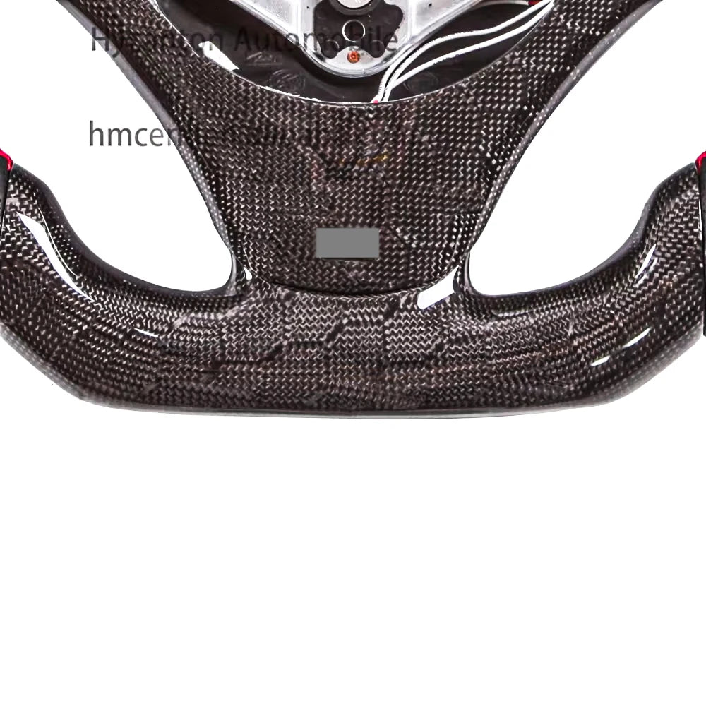 High Forging Carbon Fine Workmanship LED Alcantara Steering Wheel m Performance for BMW 3 Series E90 E92 Car Steering Wheel-5