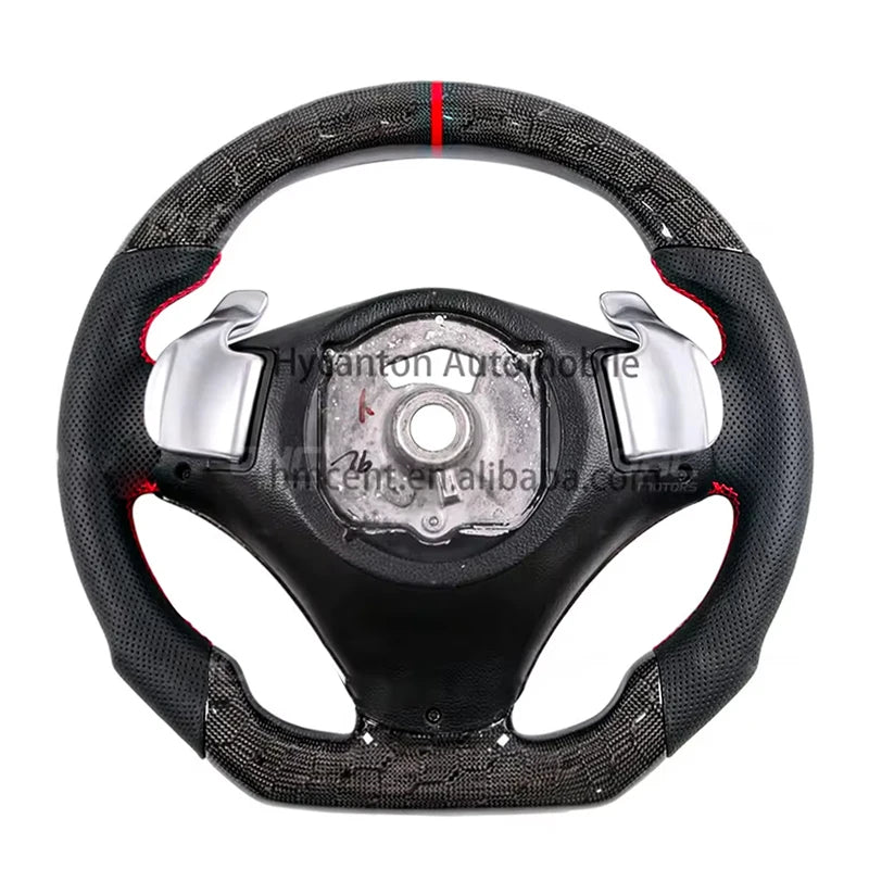 High Forging Carbon Fine Workmanship LED Alcantara Steering Wheel m Performance for BMW 3 Series E90 E92 Car Steering Wheel-1